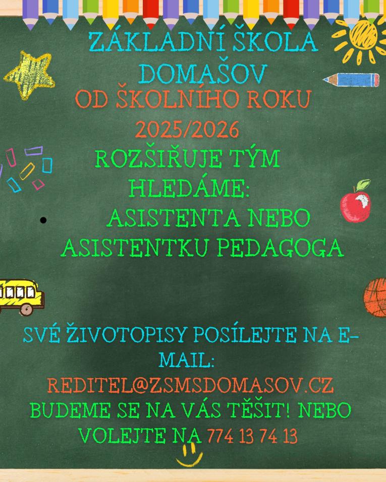 Hledá se vychovatel, vychovatelka